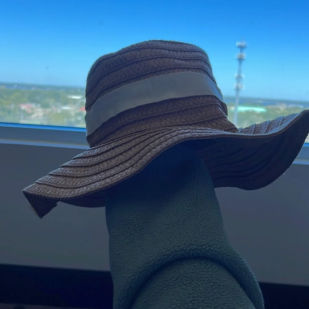 Madewell Packable Mesa Straw‎ Hat Size M - L Natural Color B8